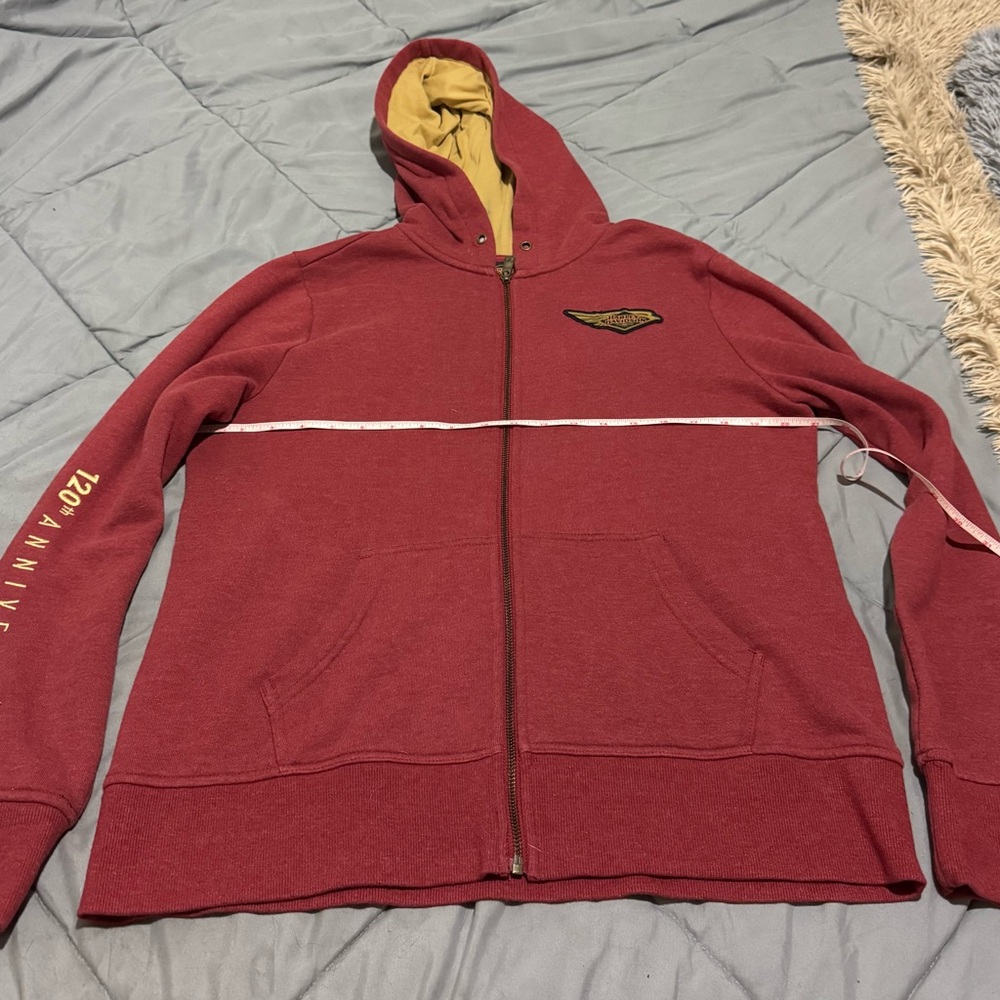 Large Harley-Davidson 120th Anniversary Burgundy Jacket